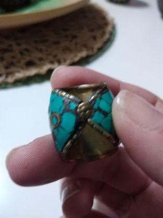 Anillo turquesas