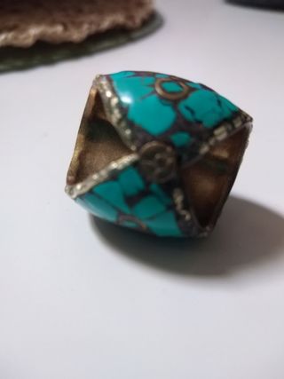 Anillo turquesas