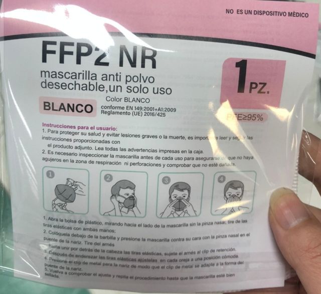 CAJA 50 Mascarillas ffp2 OFERTA