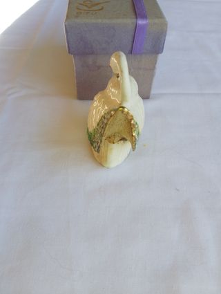 Caja para anillos/joyas con forma de cisne