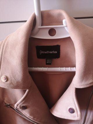 Chaqueta biker de ante