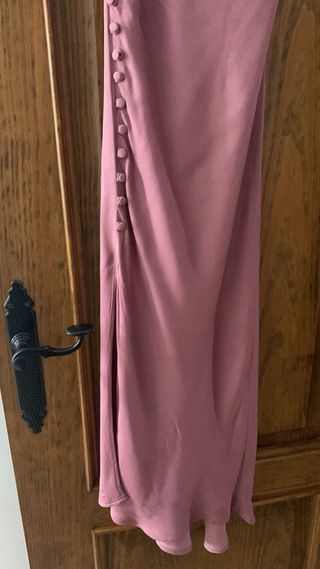 Vestido rosa de Zara