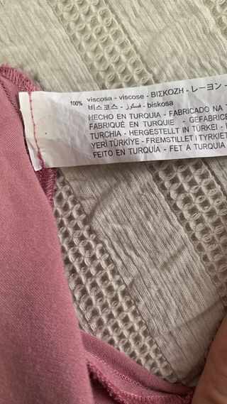 Vestido rosa de Zara