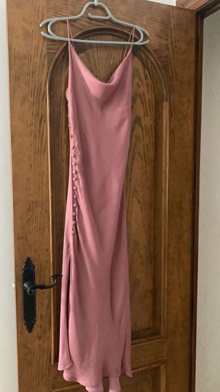 Vestido rosa de Zara