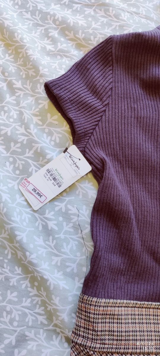 Vestido vintage marrón