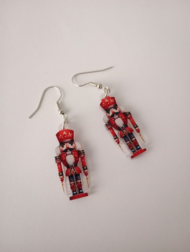 Orecchini pendenti Natale Schiaccianoci