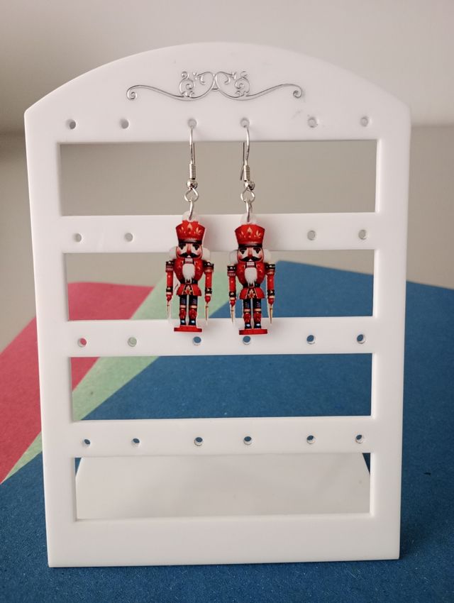 Orecchini pendenti Natale Schiaccianoci