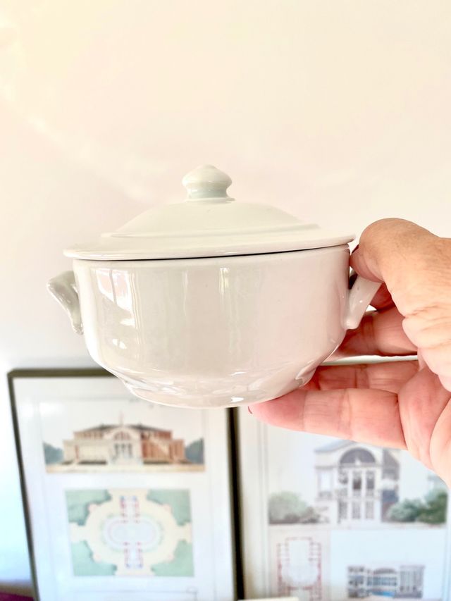 6 cocottes o cazuelitas de porcelana apilco