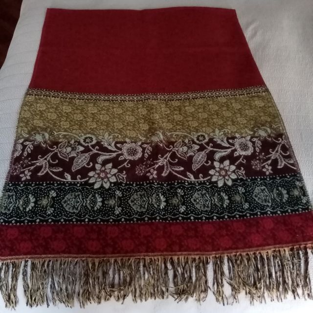 Sciarpa disegni floreali