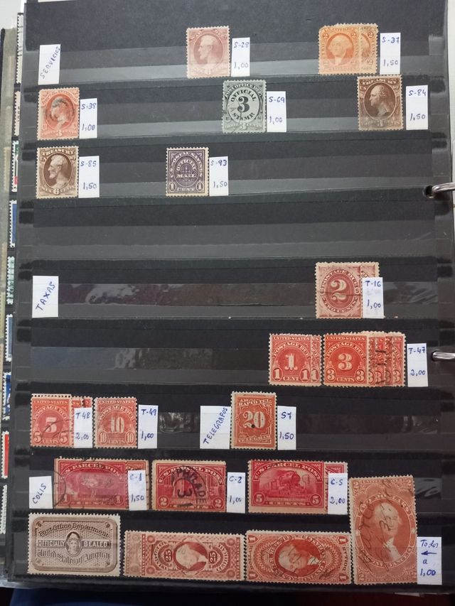 Sellos de Estados Unidos