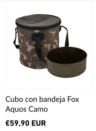 Fox Aquos camo con bandeja