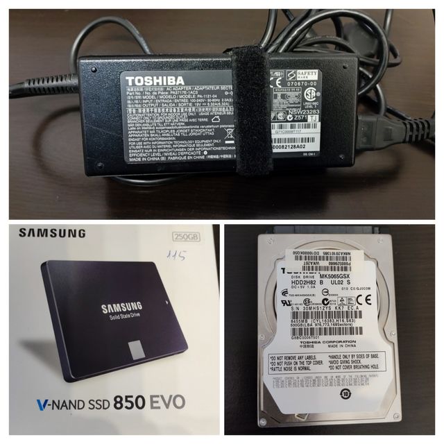 Toshiba laptop Satellite + SSD