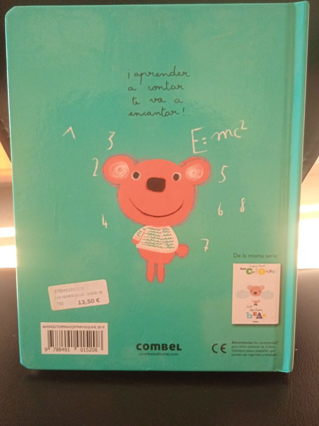 Libro y fichas Montessori aprendizaje números