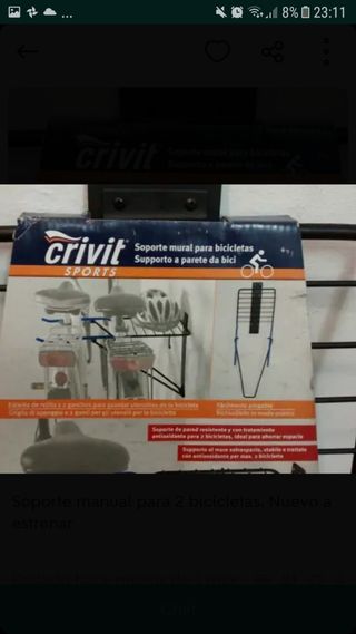 SOPORTE CUELGA BICICLETA