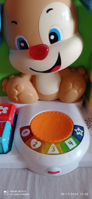 Perrito aprendizaje fisherPrice.