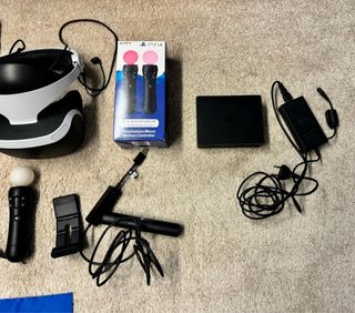 cámara + gafas VR + cables + 1 mando - PS4  