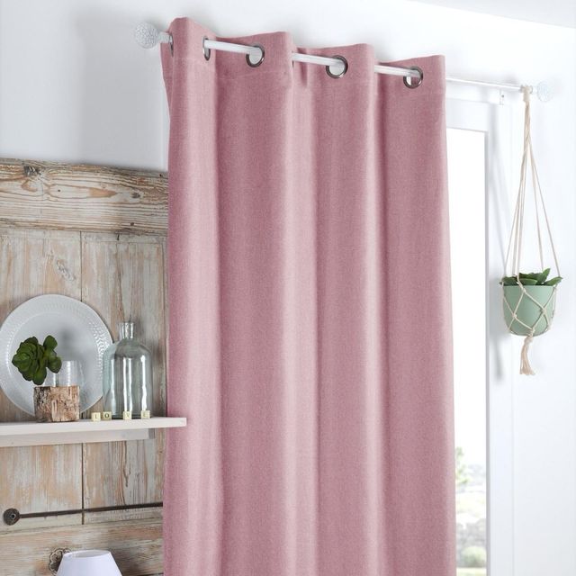 Cortinas opacas diseño liso 140x260cm