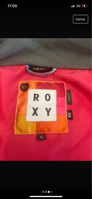anorak Roxy niña en perfecto estado talla XL