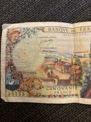 Billete 50 francos