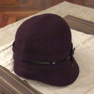 Sombrero 100% Lana Merina Morado Italia