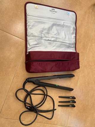 Plancha para el pelo marca Braum