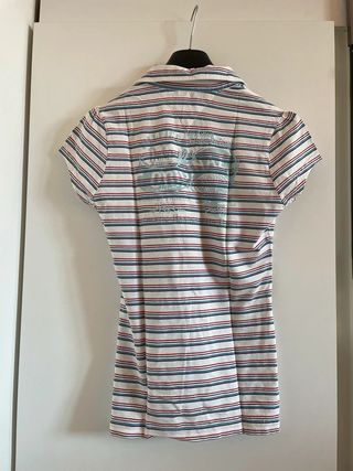 Polo t-shirt a righe Tommy Hilfiger Denim