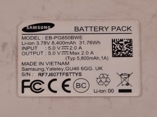 Batería externa Samsung