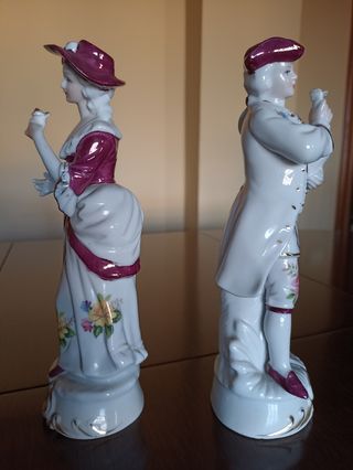 Pareja de porcelana EIHO