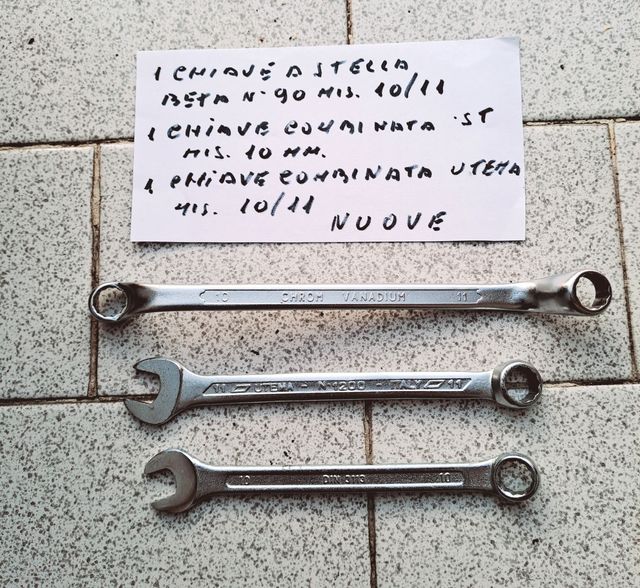 1 chiave Beta mis. 10/11+2 chiavi combinate 10 /11