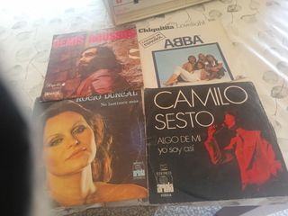 Vendo discos vinilo pequeños