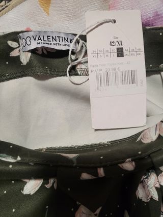 Falda verde Valentina