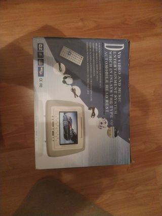 Reposacabezas coche con DVD