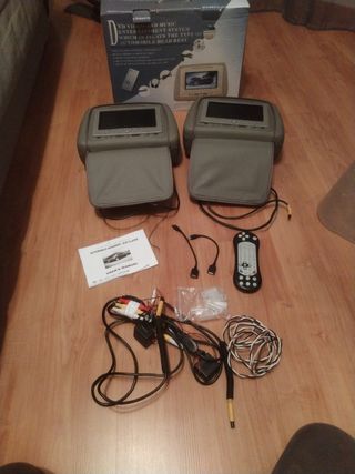 Reposacabezas coche con DVD
