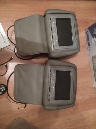 Reposacabezas coche con DVD