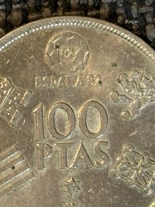 Moneda 100 pesetas Mundial España 82, 1980