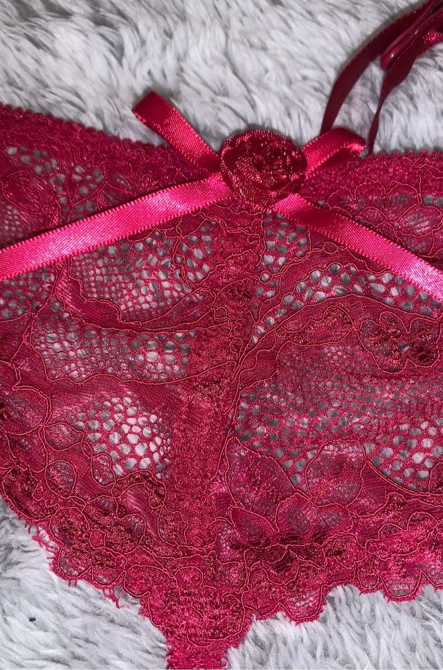 Sexy coquette Red Lace garter