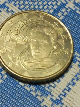50 centimos Croacia Nicolás Tesla