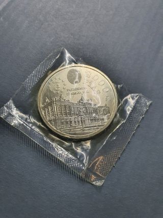 Moneda plata España 2000 pesetas