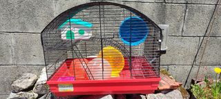 Jaula hamster con accesorios 