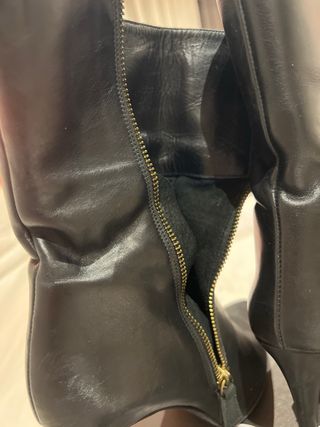 Botas piel negra Mas 34