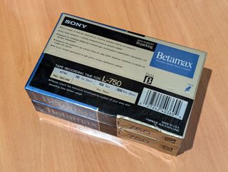 Pack de 2 cintas Betamax Sony L-750