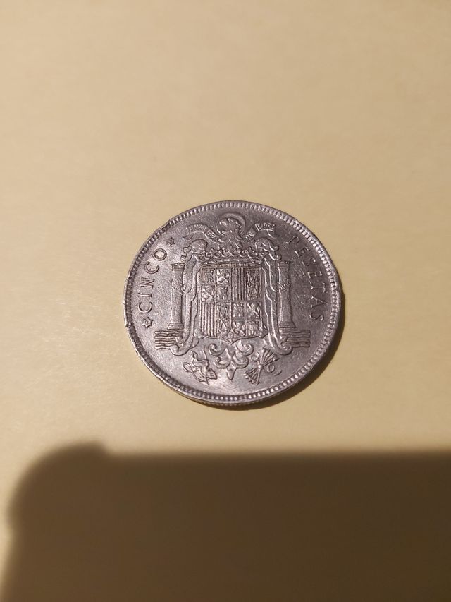 Moneda 5 ptas 1949
