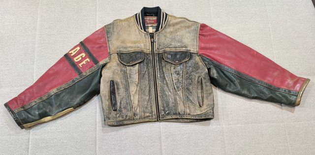 Chaqueta cuero vintage