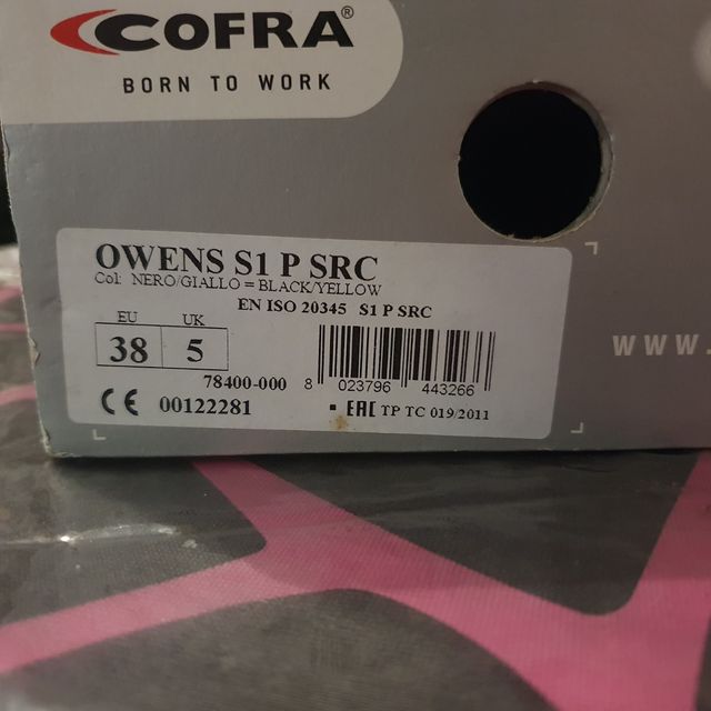 Zapatos de seguridad cofra
