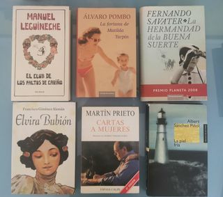 Narrativa española. Desde 2€ - Los 5x10€