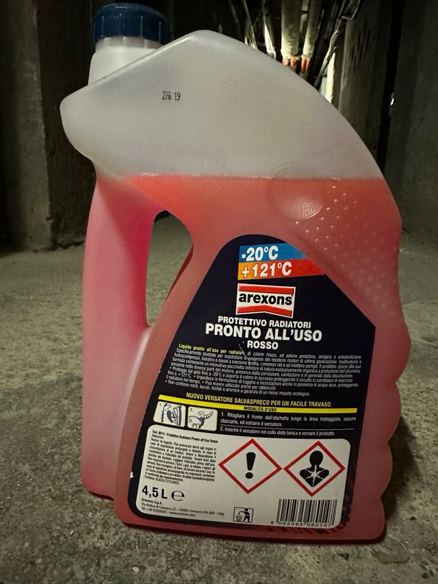 Liquido Radiatore Rosso