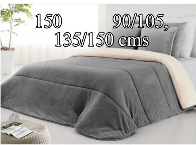 Manta edredon con borrego