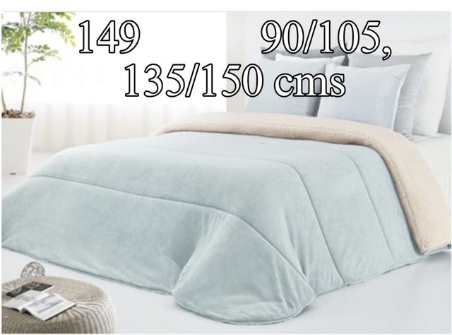 Manta edredon con borrego