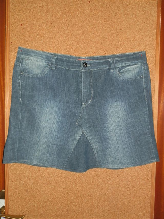 Falda de jean Handmade