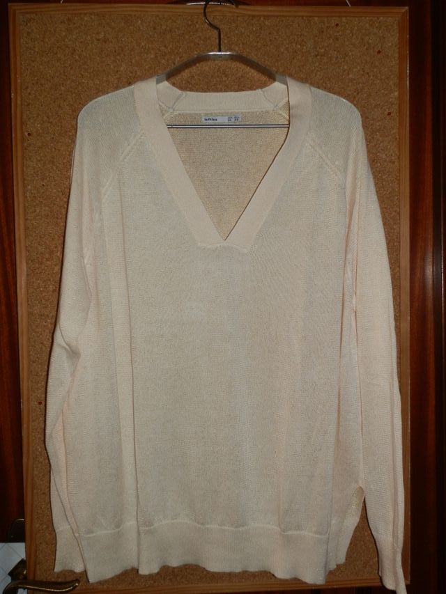 Sweter fino con brillos